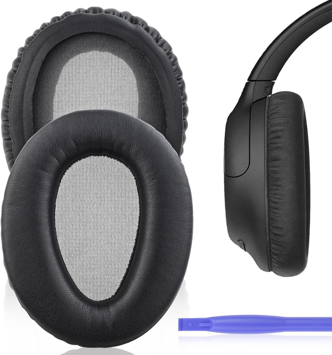 Saipomor CH700N Ear Pads Replacement Ear Pads Compatible with Sony WH-CH700N WH-CH710N MDR-ZX770 MDR-ZX780 Over-Ear - ShopVlot