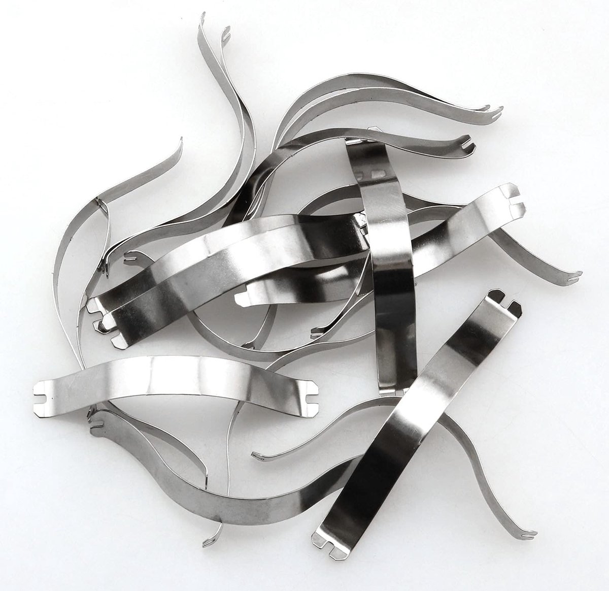 30pcs Stainless Steel Spring Clips 85x9mm Photo Frame Hardware Accessories Photo Frame Spring Preservation Clips - ShopVlot
