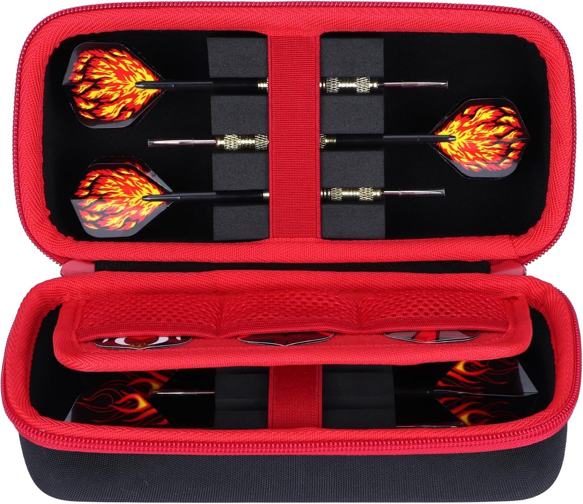 Lebakort Hard Case Compatible with Steel Tip or Softtip Dart Set, Storage Holder Fits for Dart Tips, Shafts, Flights - ShopVlot