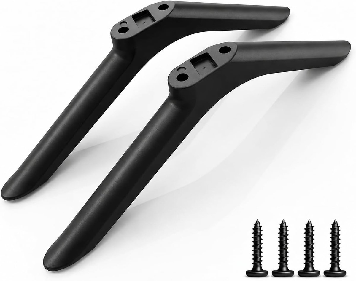 2 x Universal TV Stands, TV Stand, Legs for TV with Screws, for TV Table 32 Inch Smart TV - ShopVlot