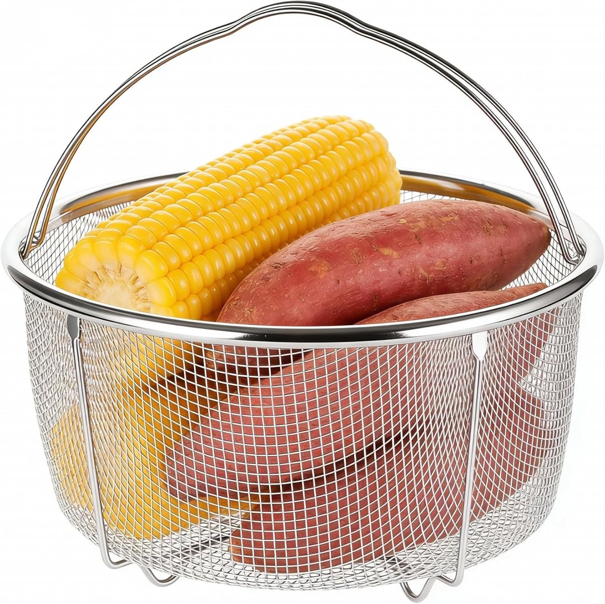 Stomende Mand van Roestvrij Staal voor Koken, Frituren en Draineeroliefilter Keukengerei (18cm)