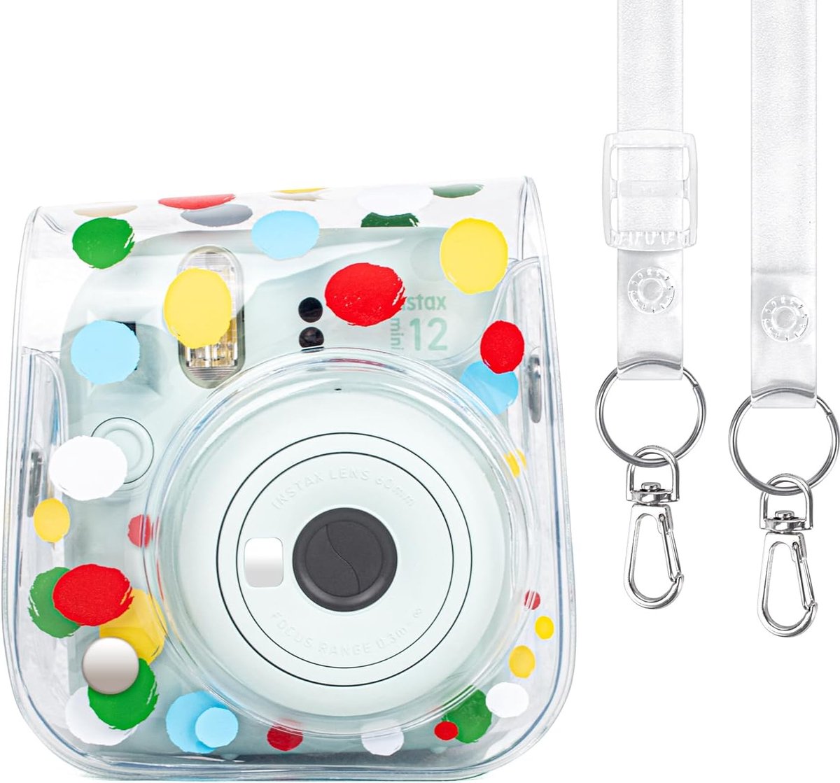 Rieibi Protective Case for Fujifilm Instax Mini 12 - PVC Polaroid Instax 12 Camera Case for Fuji Instax Mini 12 - ShopVlot