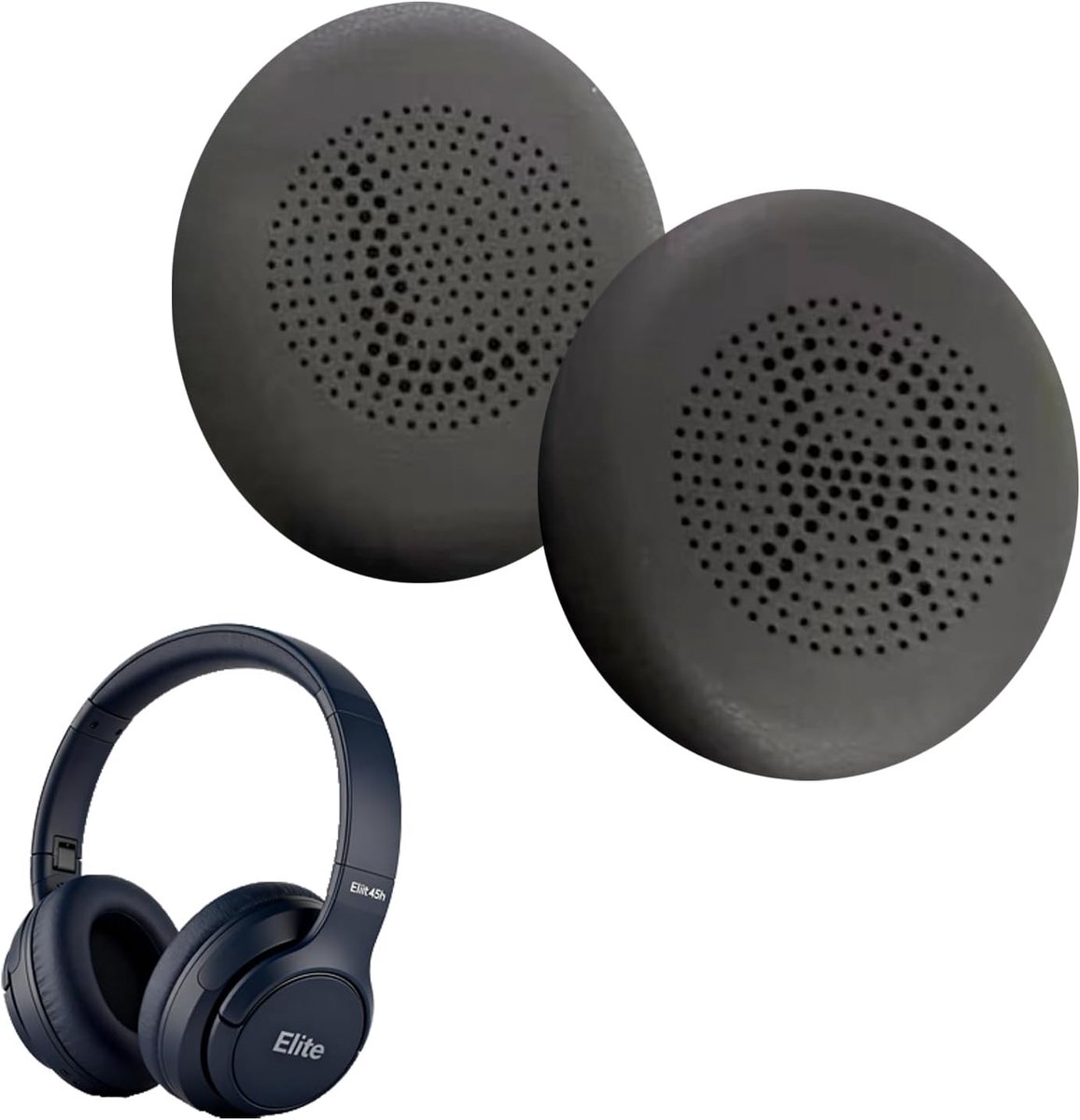 Vervangende oorkussens voor Jabra Evolve2 65 40 - Kunstleer - Geluiddemping - Comfortabel luisteren - ShopVlot