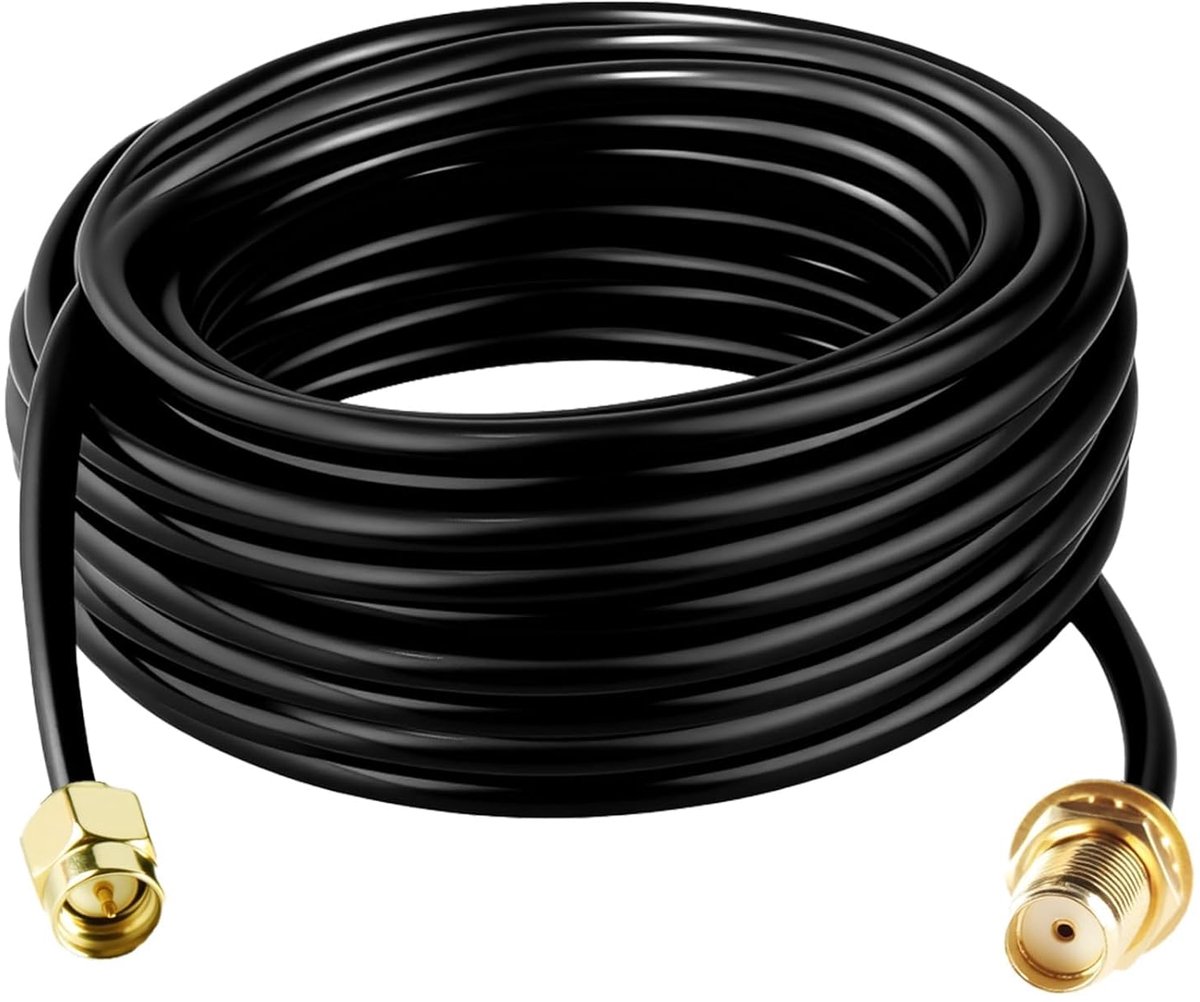 Coaxiale antennekabel - Positive SMA adapter - WiFi signaaluitbreiding - Betrouwbare verbinding - ShopVlot