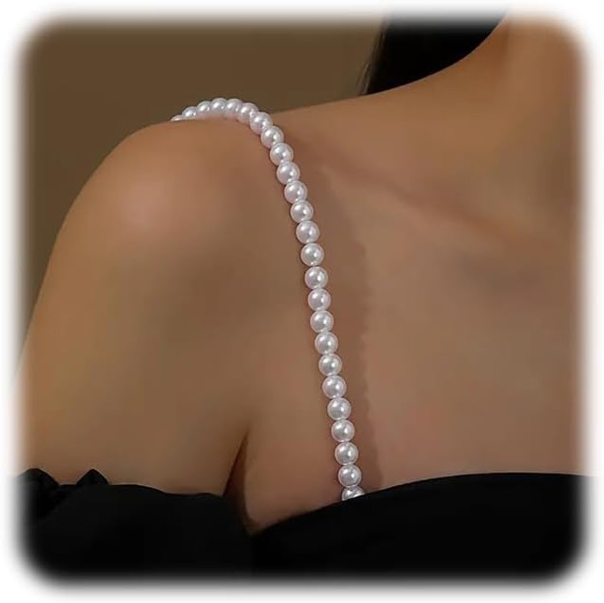 Pearl bh banden - verstelbaar - glanzend - ideaal voor speciale gelegenheden - ShopVlot