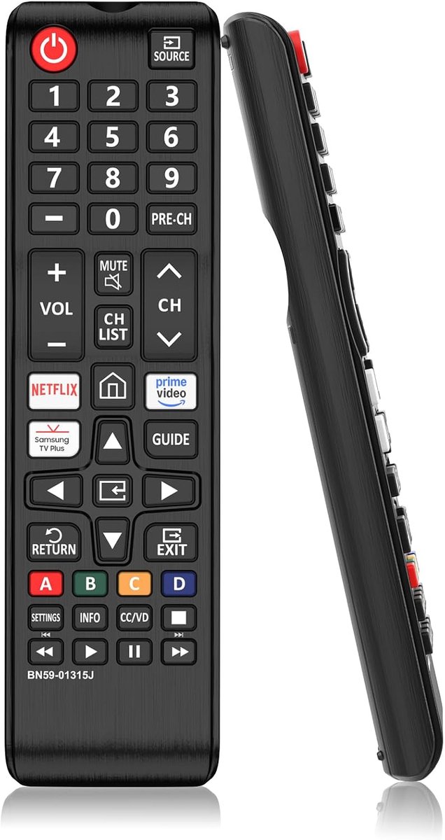 afstandsbediening voor Samsung BN59-01315B - zwart - voor QLED TV's 2018 2019 - eenvoudig in gebruik - ShopVlot
