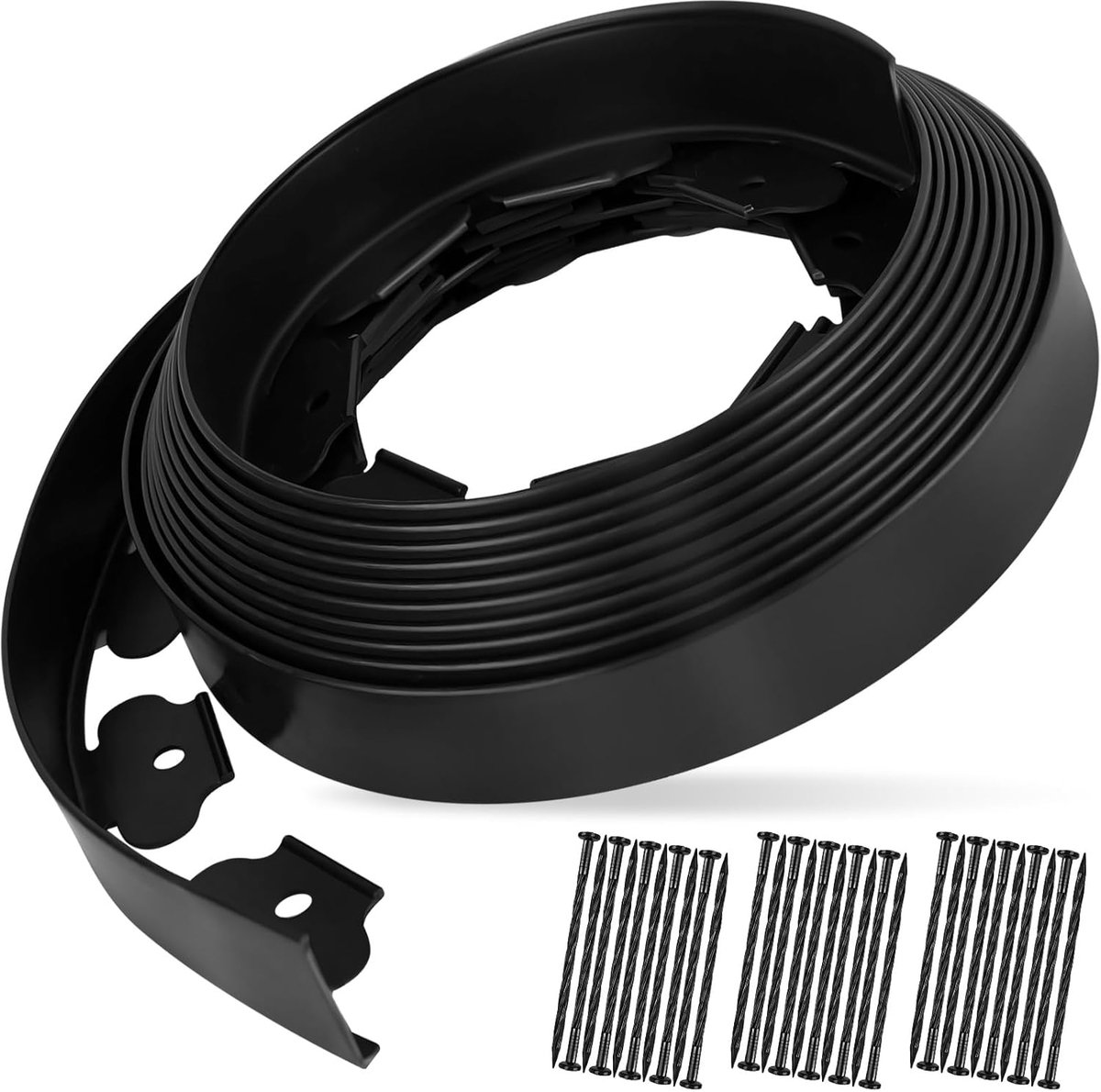 Tuinschutting 5cm Hoog x 10m Lang - Kunststof Palissade - Flexibel en Duurzaam - Ideaal voor Bloembedden - ShopVlot