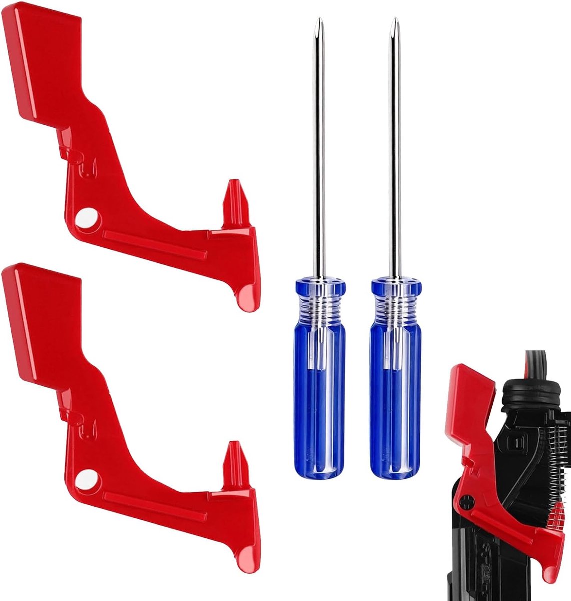Versterkte triggerschakelaar reparatieset - 2 stuks + gereedschap - duurzame vervanging voor Dyson V10/V11 - ShopVlot