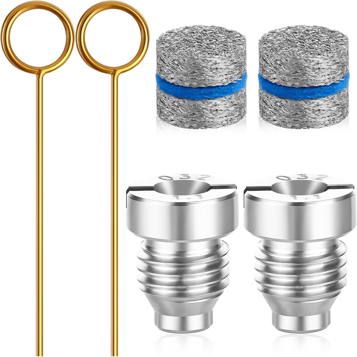 Foam cannon 1.1mm opening - 6 delige set - universeel - voor krachtige schuimproductie - ShopVlot