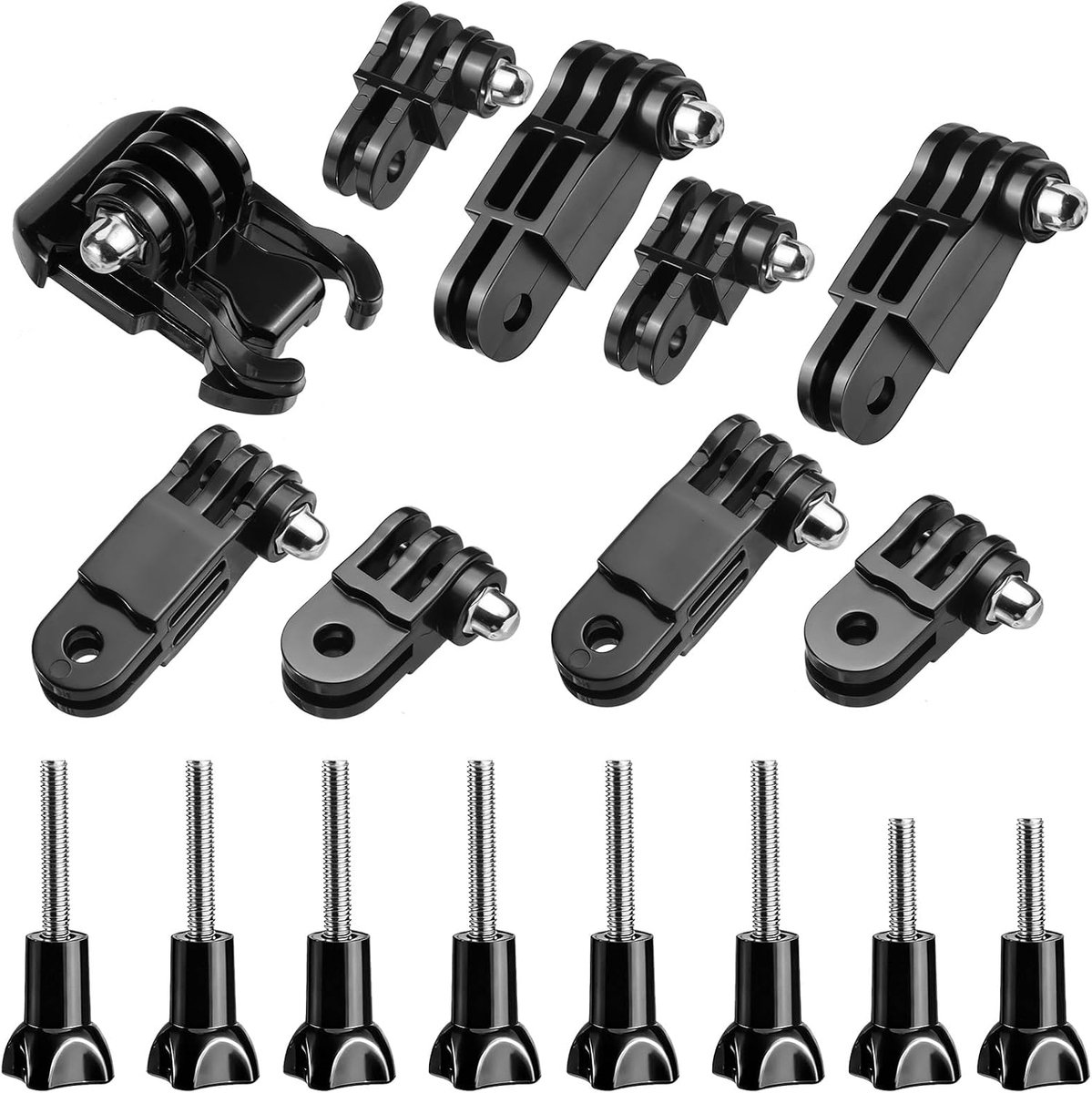 Action camera accessoires set - 17-delig - verstelbare arm - ideaal voor stabiliteit - ShopVlot