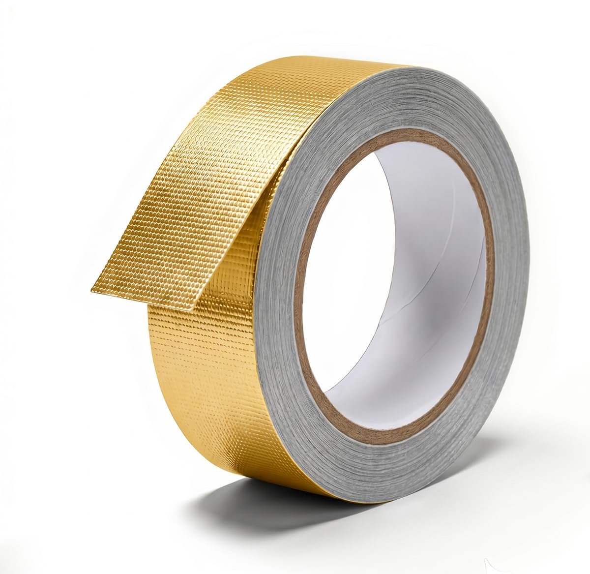 Aluminium plakband 3 cm x 20 m - goud - warmtereflecterend - vlamvertragend voor kachels - ShopVlot