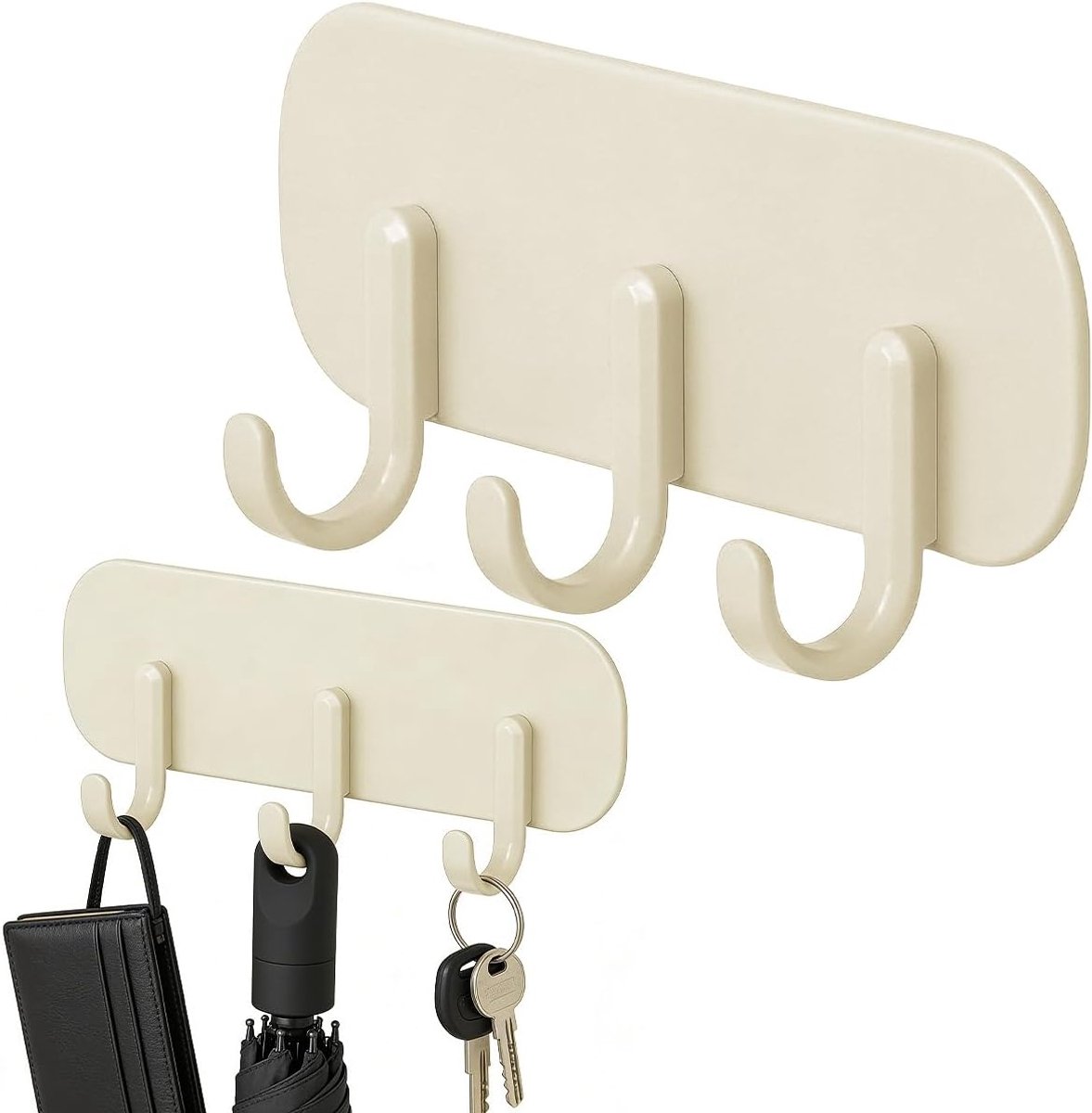 Magnetische sleutelhaak - compact design - sterke magneten - handig voor thuis of op kantoor - ShopVlot