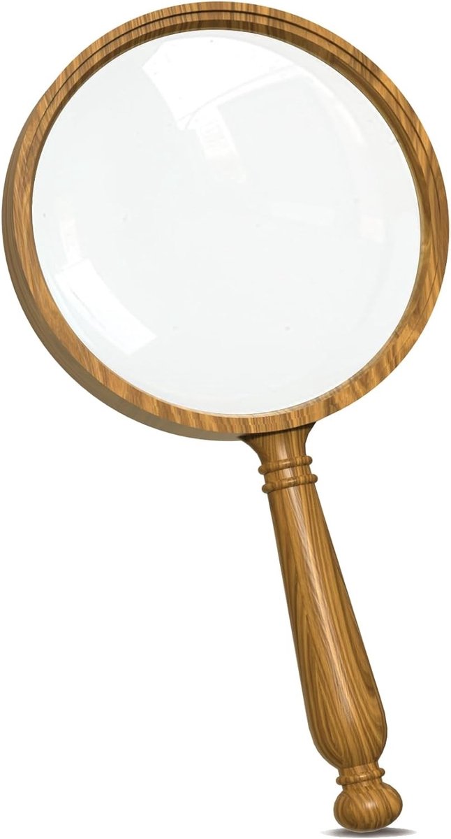 Vergrootglas - Doorzichtig - 10 x 100 mm - Lichtgewicht en Onbreekbaar - Voor Boekliefhebbers en Hobbyisten