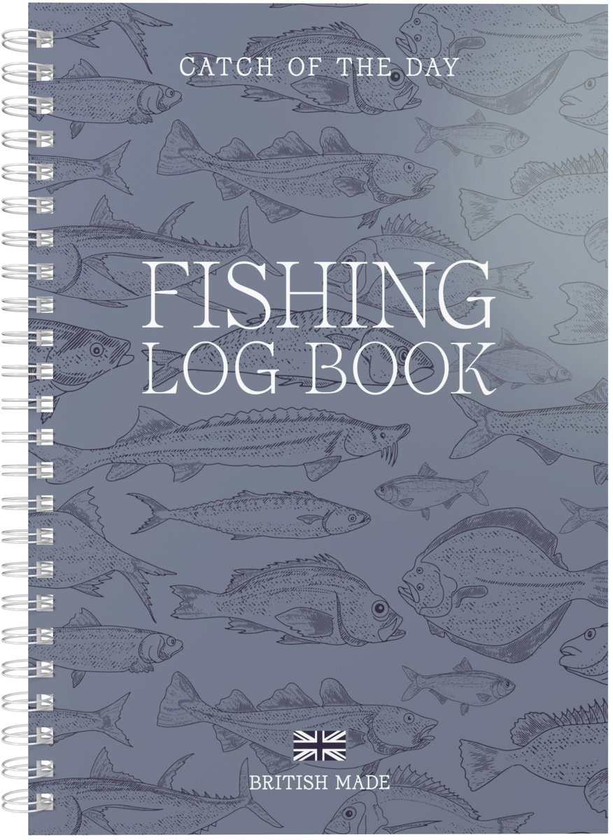 Vislogboek A5 - 120 pagina's - Voor het vastleggen van elke vangst - Perfect voor elke visreis - ShopVlot