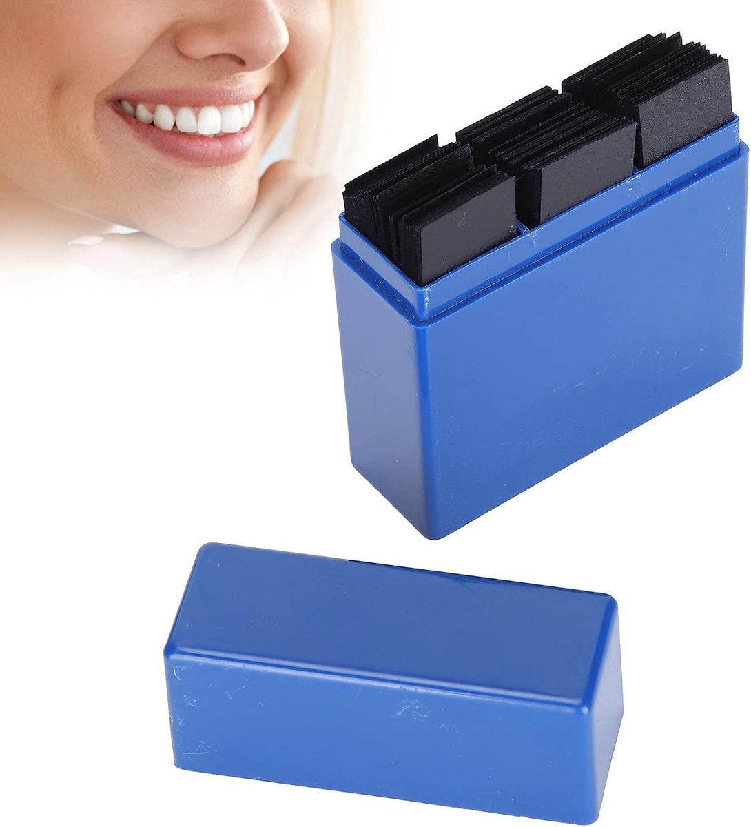 Articulatiepapier 300pcs - Blauwe kleur - Plastic dispenser - Voor tandheelkundige onderzoeken - ShopVlot