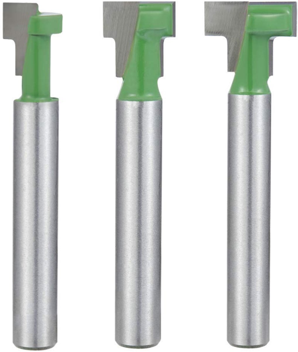 Solidchoice - 6mm Frees Cutter Set voor T-groeven