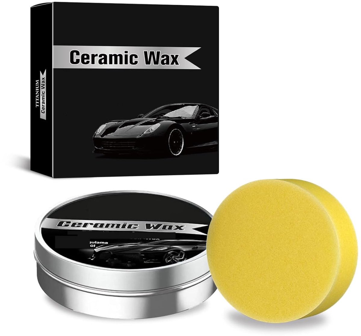 Autowas keramische wax 100g - titanium ceramic coating - sterke bescherming - eenvoudig in gebruik - ShopVlot