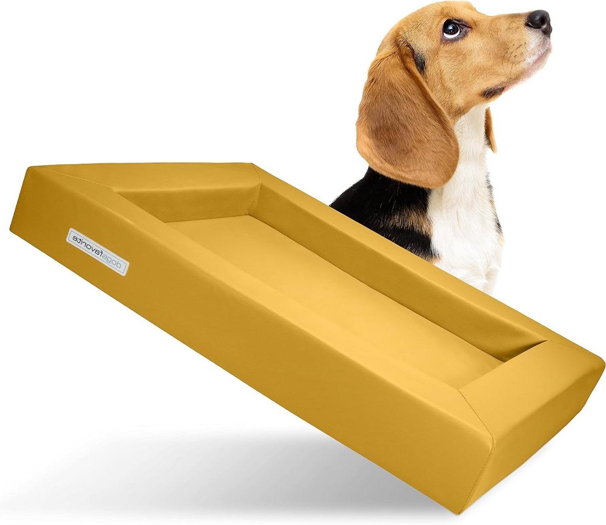 Hondenbed - Hondenmand Kussen - Rustplek Hond - Extreem Antislip - 130 x 100cm - Geel