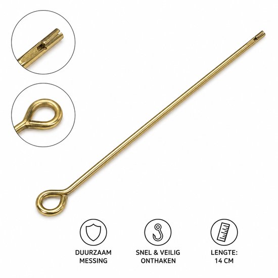 Reniers Fishing Brass Ring Onthaker 14cm - Disgorger van Reniers Fishing — afbeelding 2