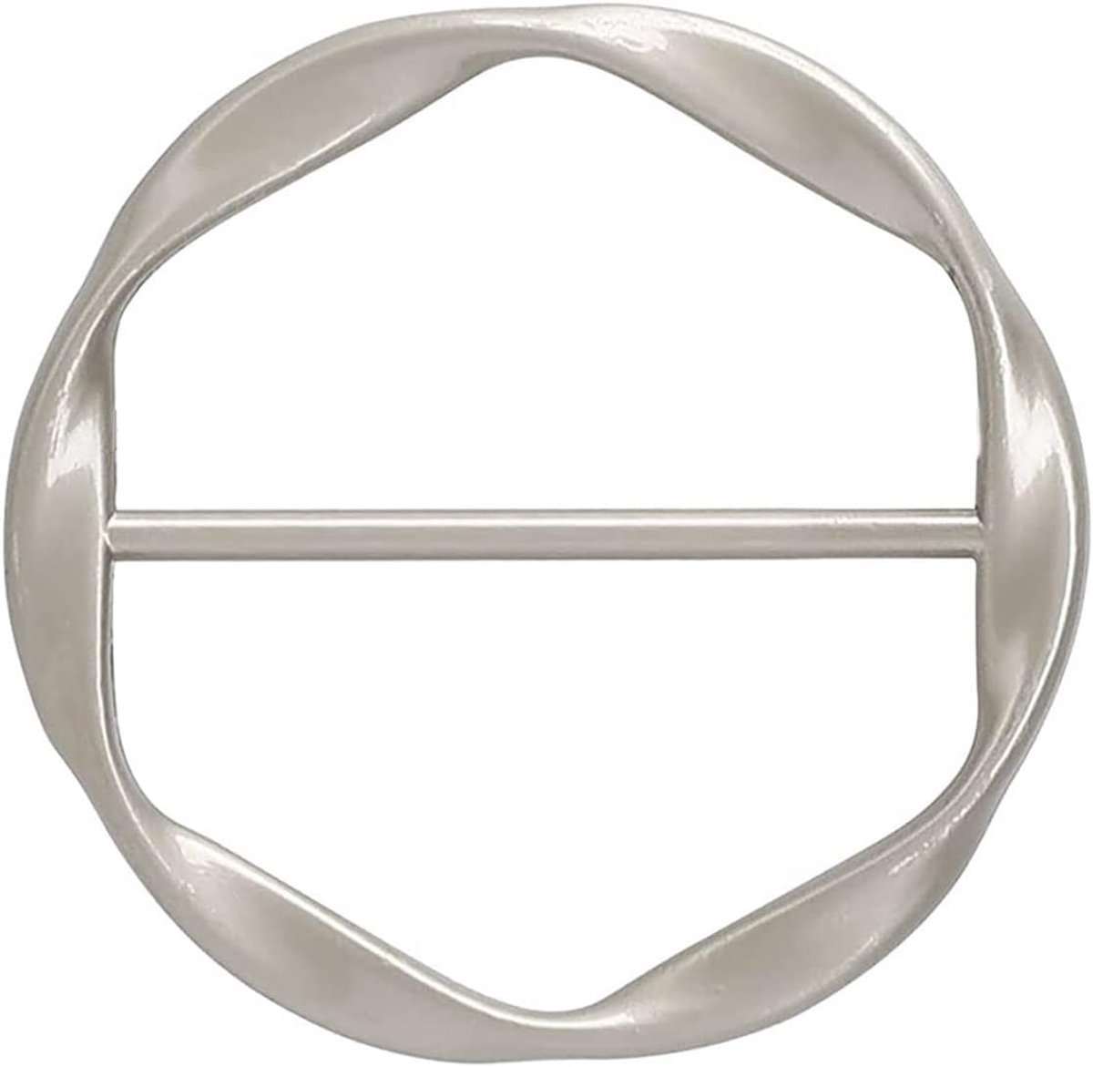 Zijden sjaal ring clip - metalen ring - stijlvolle sluiting - perfect voor shirts - ShopVlot