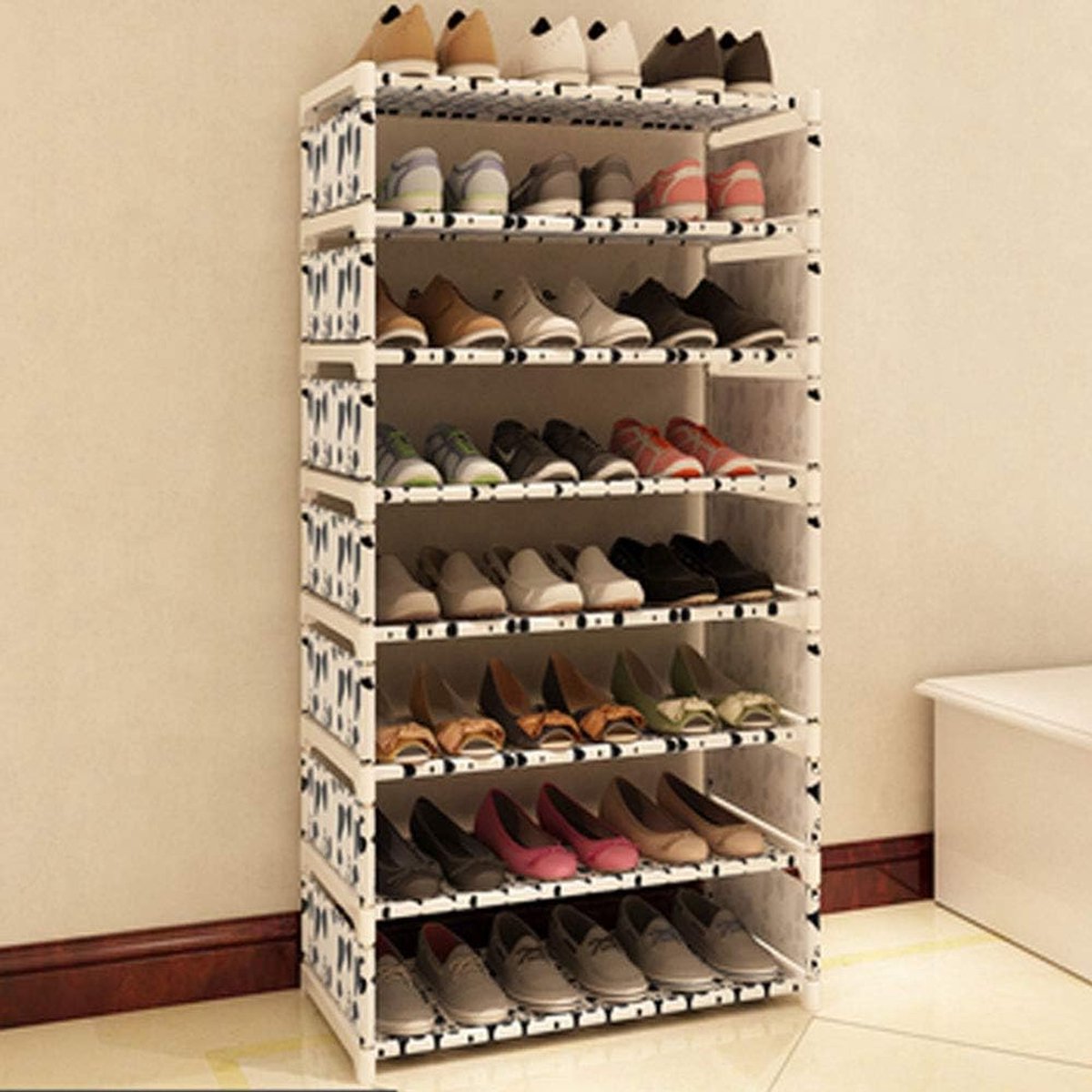 Schoenenrek voor kasten - roze - stevige constructie - ideaal voor schoenenopslag - ShopVlot