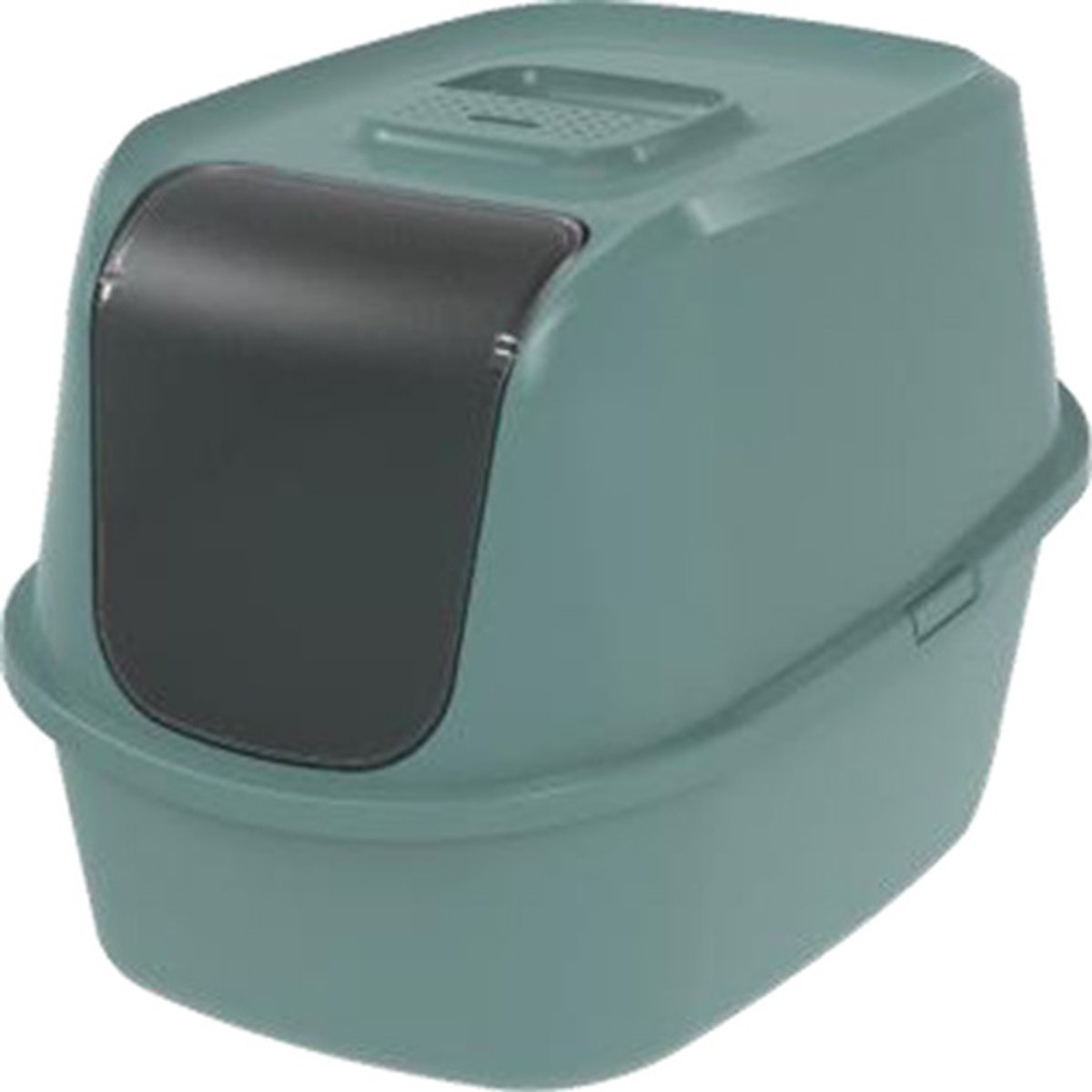 Boony Kattentoilet/ Kattenbak Bisogna - Kleur: Mistletoe Green - Afmetingen: 39 x 39 x 52 cm