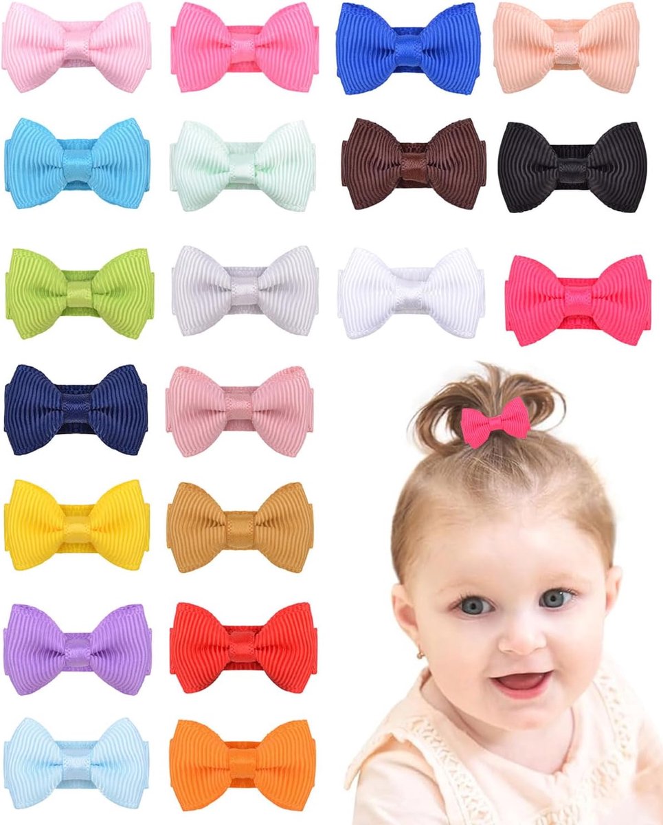 DAFNE 20 Stück Hairspangen Mädchen,haarschmuck mädchen,1,2 Zom (3CM) haarklammer slipe hair clips children's - ShopVlot