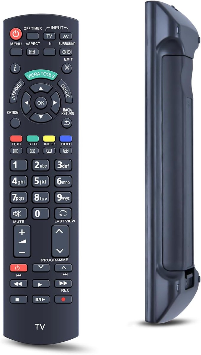 N2QAYB000753 vervangende afstandsbediening geschikt voor Panasonic Viera TV TX-L32E30E TX-L32E31B TX-L32D25E - ShopVlot