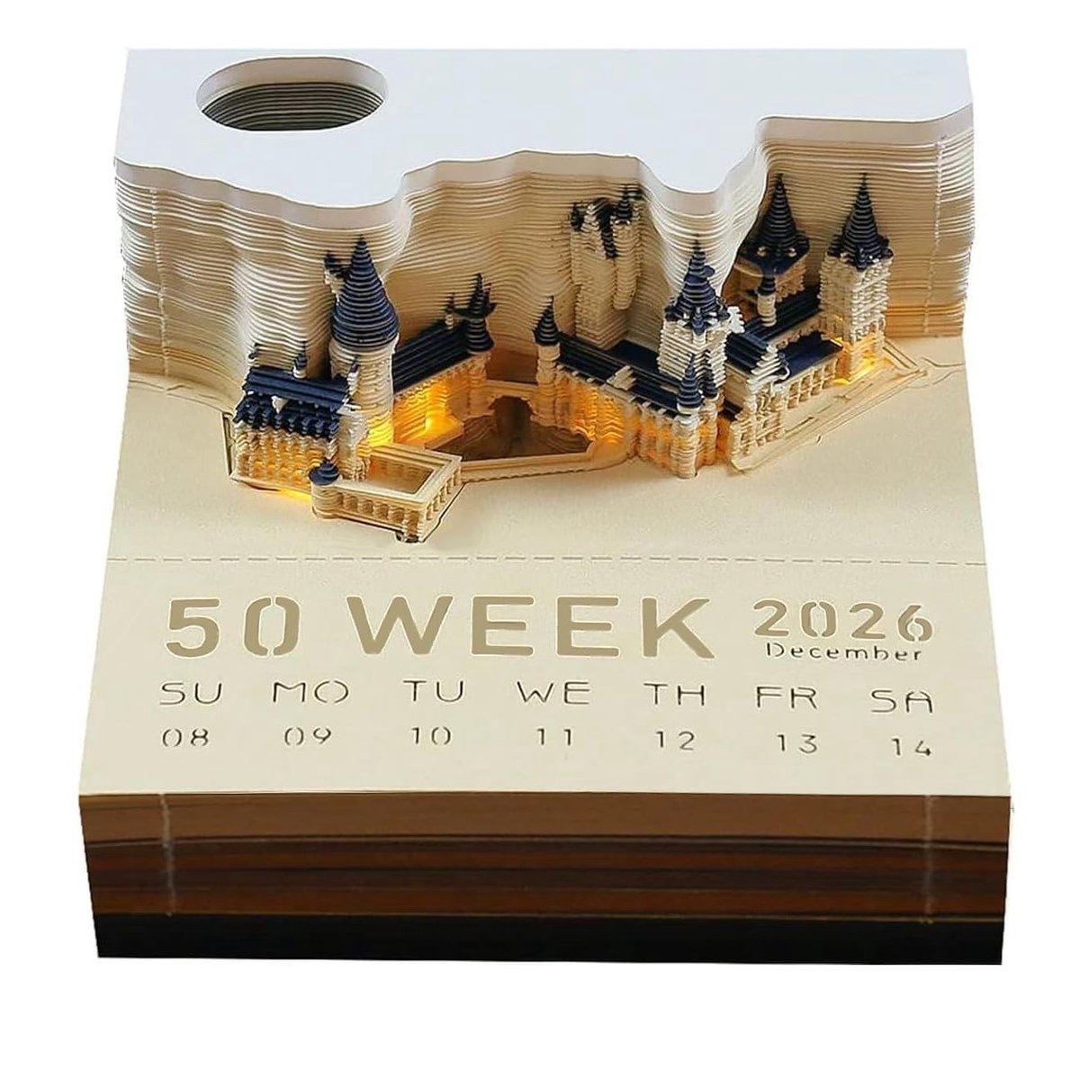 Creatieve 3D Bureaukalender 2025