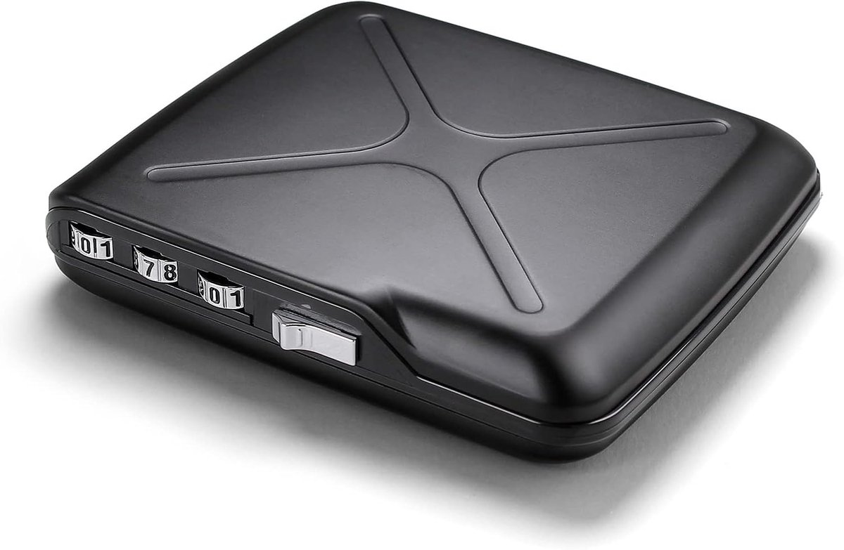 Ögon Designs - Aluminium "Code Wallet" - Lockable with 3-digit code - RFID blocking card holder - ShopVlot