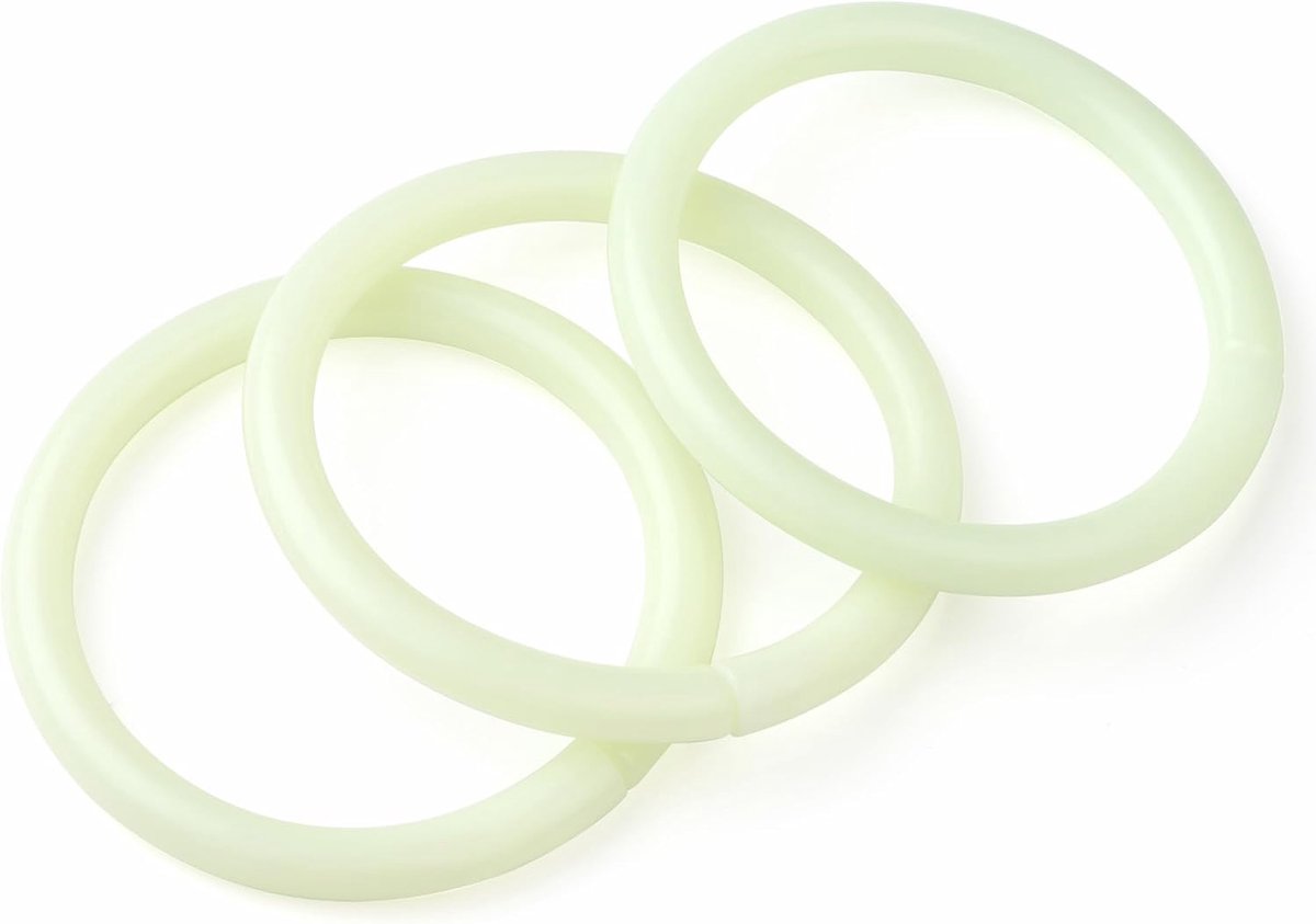 Zite Fishing Ring Bite Alarm for Trout Fishing, Hanging Bite Alarm Set of 3 for Ground Fishing, Fluorescent Hanging - ShopVlot