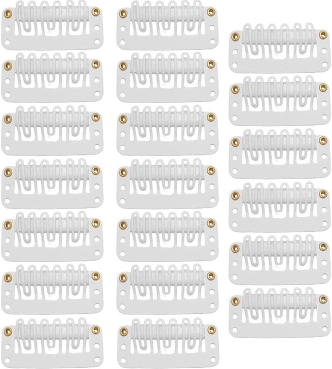 20 Pieces Wig Clips, U Shape, Snap Clip, Real Hair Clips for DIY Iron Metal Replacement Hair Clips for Hair - ShopVlot