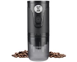 JOR Products® Accu Koffiemolen - Koffiebonen - Voorraadpot - Espresso - Koffiebonen Maler - Koffiepot - Travel - Reis - Camping