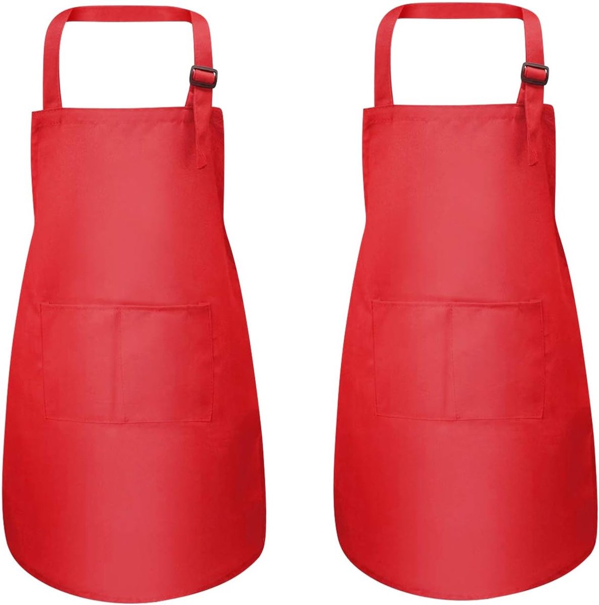 Kinderschort 2 Stuks - Verstelbaar Koks Schort voor Jongens Meisjes - Bamboe Keuken Schort - ShopVlot