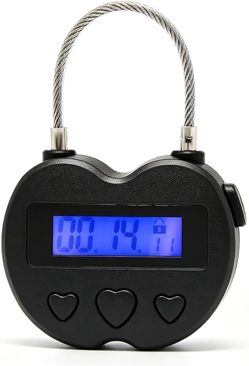 Smart-Time-Lock met LCD Display - Multifunctionele elektronische slot - Waterdicht - Beheer je tijd en privacy - ShopVlot