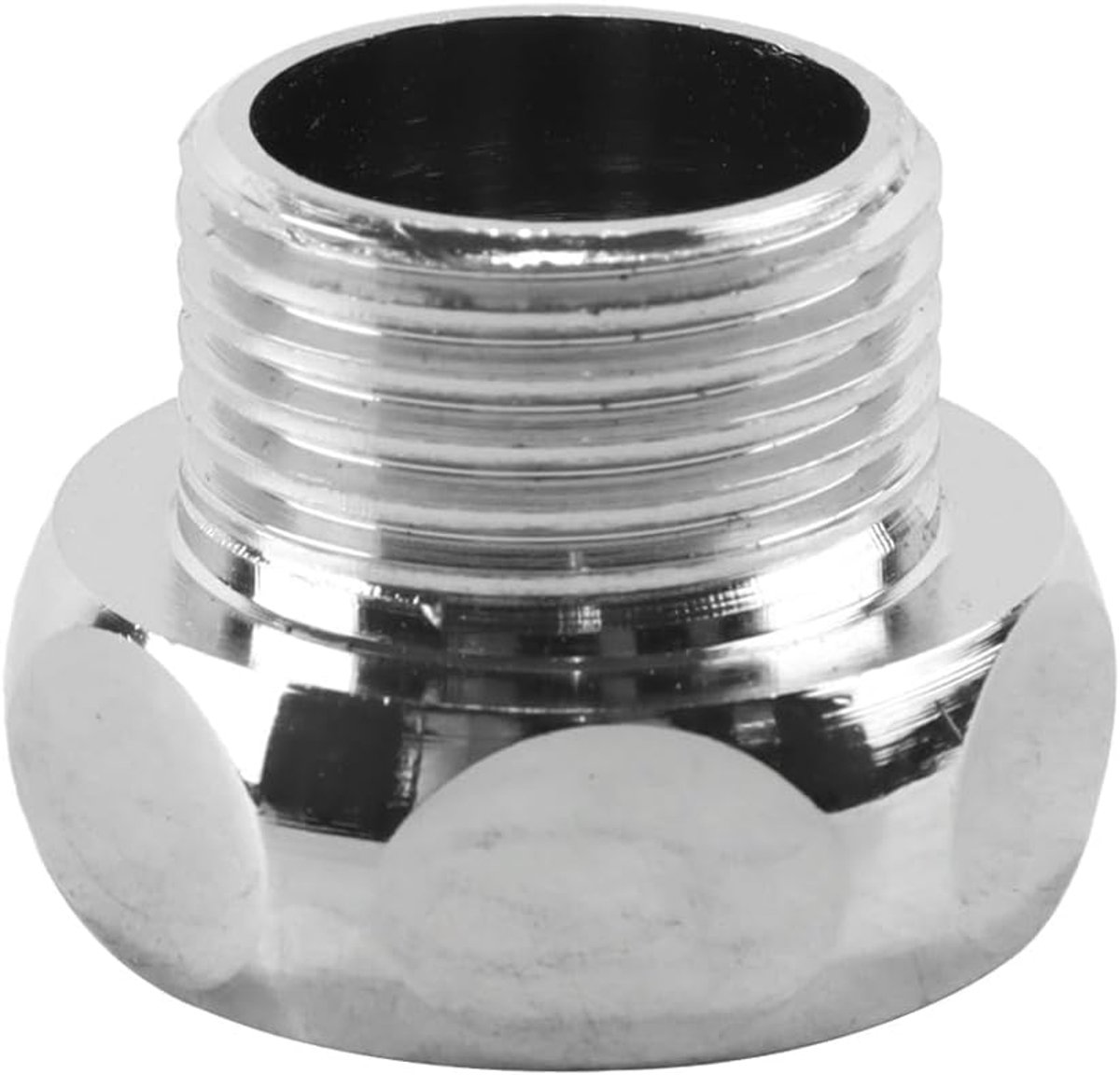Doucheslang-verloopadapter G3/4 inch - verchroomd messing - roestvrij en duurzaam - geschikt voor douchekoppen - ShopVlot