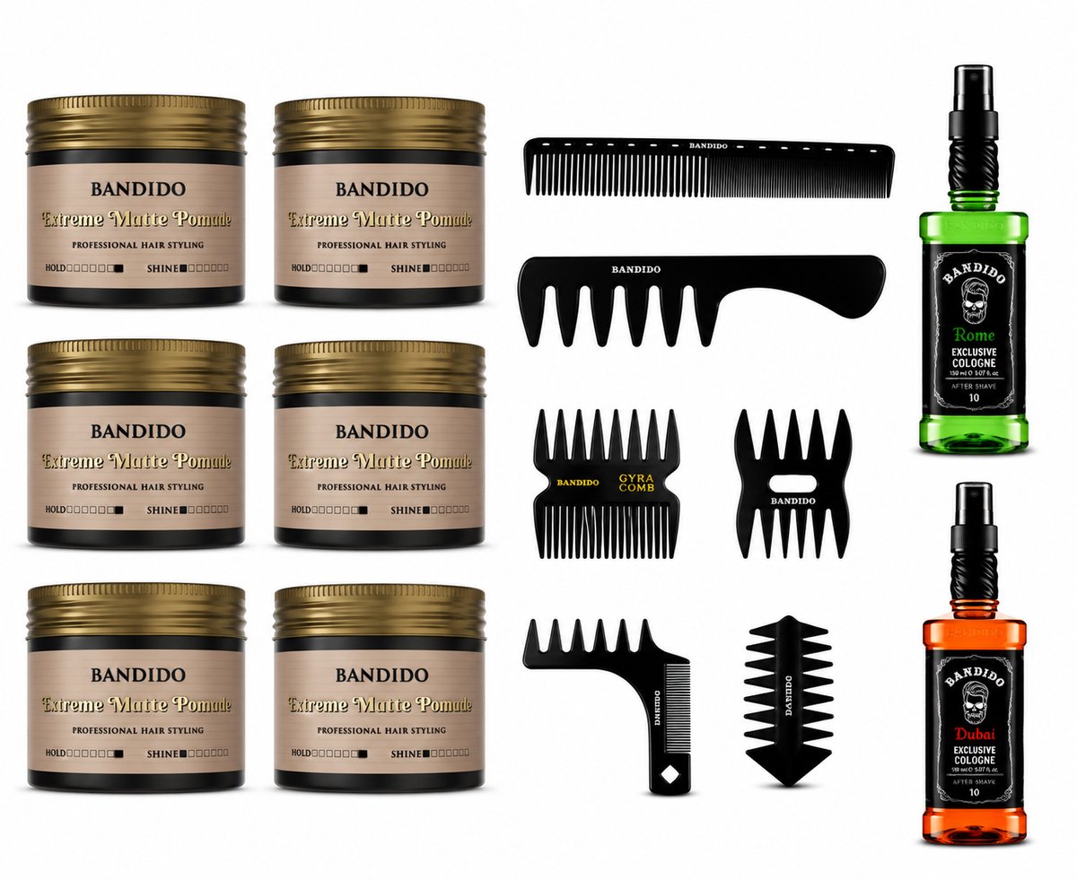 Bandido Extreme Matte Pomade 125ml 6 stuk