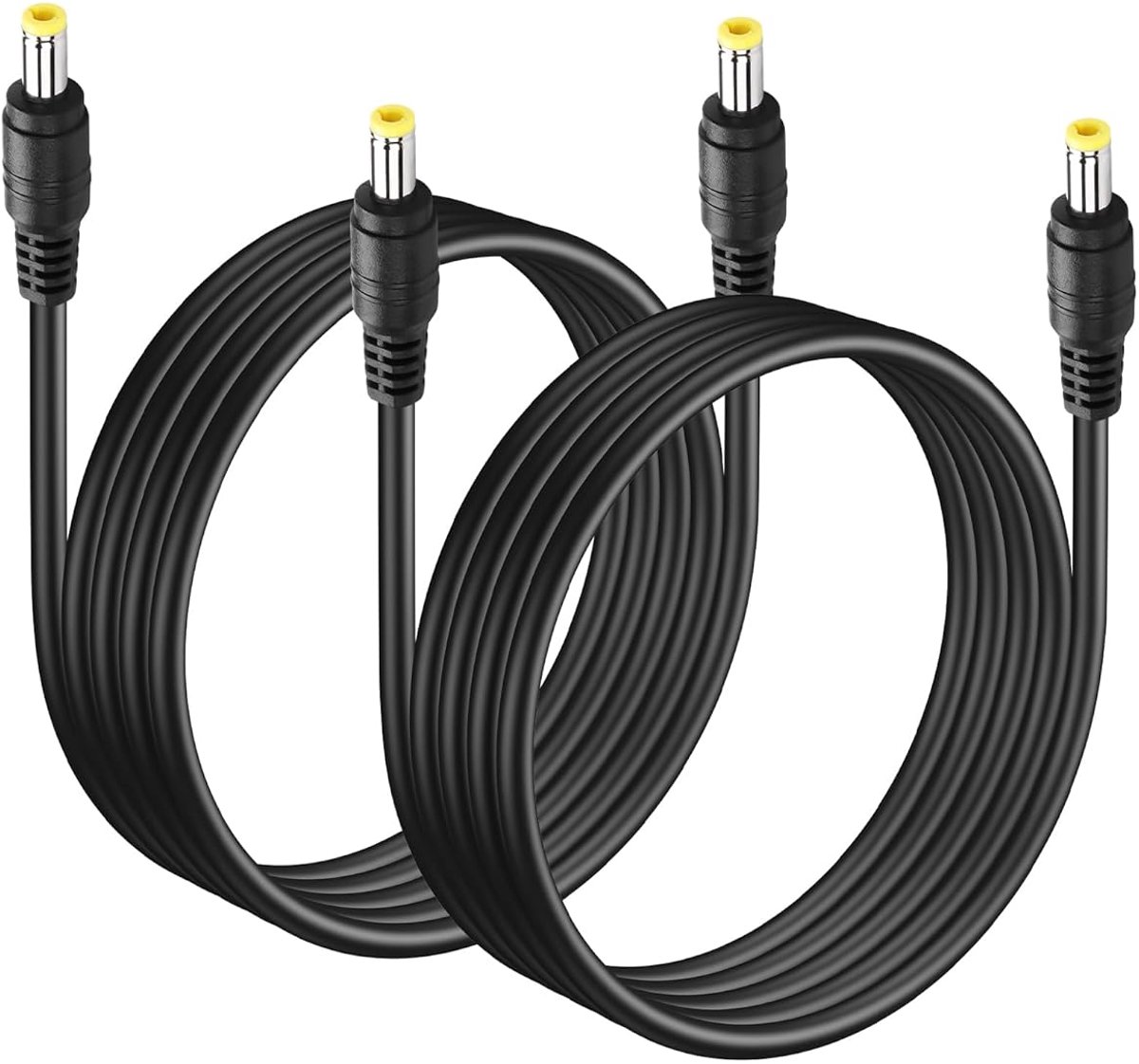 1.5m DC Power Adapter Cable, DC 5.5x2.5mm Plug to Plug Surveillance Camera Power Extension Cable for CCTV Security - ShopVlot