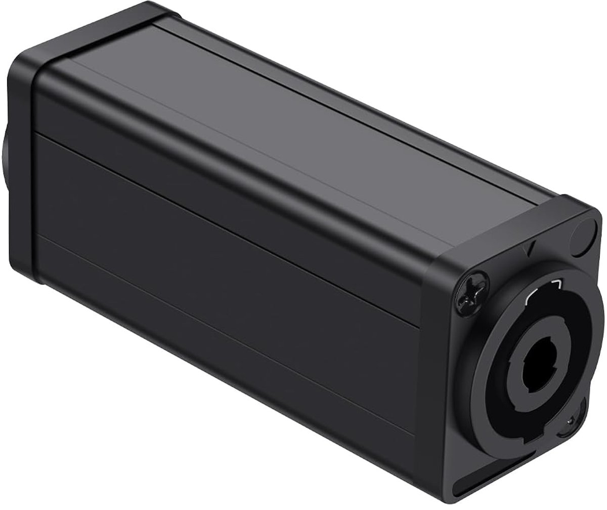 Speakon Audio Plug, 4 Pin NL4FC Bus to Bus Coupler Adapter Compatible with Speakon NL4MP, NL4MPR, NL4FC, NL4FX, NLT4X - ShopVlot