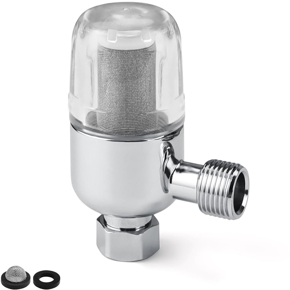 Shower Filter, Microphone Water Tap, Reusable Filter, with 1/2 Inch Internal and External Thread, Effectively - ShopVlot