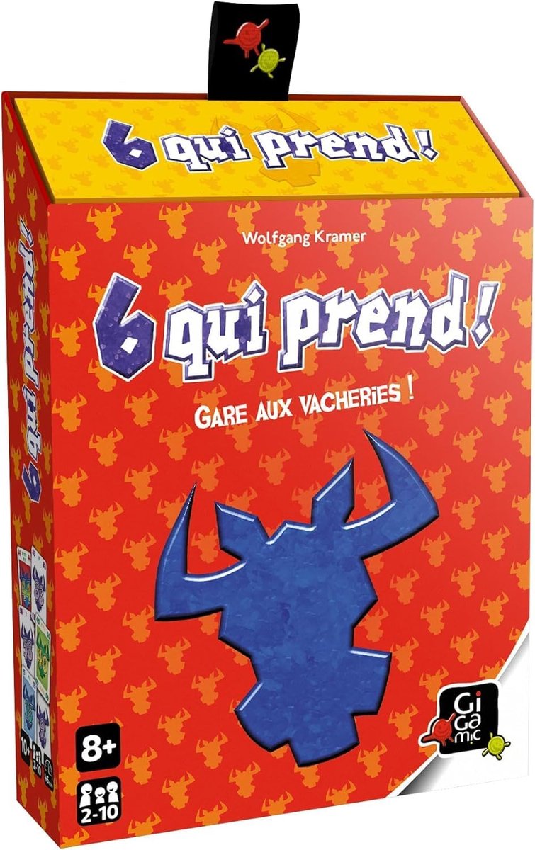 Set with 2 Gigamic games: 6 Who supports + expansion Vachement Gut + Bermudes + 1 Joo Blumie. - ShopVlot — cadeau in Spellen & Speelgoed - foto 2