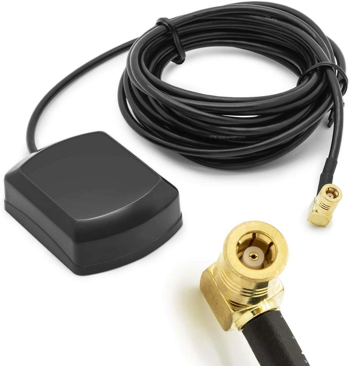 GPS SMB Antenna Navi Cable 3m Car Radio Adapter Navigation Magnet KFZ PKW - ShopVlot