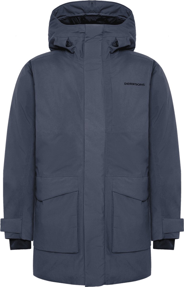Didriksons AKILLES USX PARKA Heren Outdoorjas Sleepy Blauw