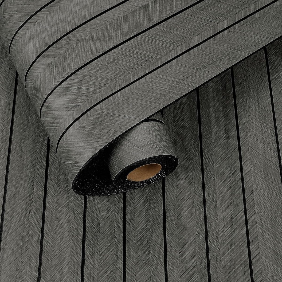 3D Wall Panels Wood Look Black Foam Self Adhesive Wall Decoration Living Room Flexible Wall Panels Wardrobe Kitchen - ShopVlot