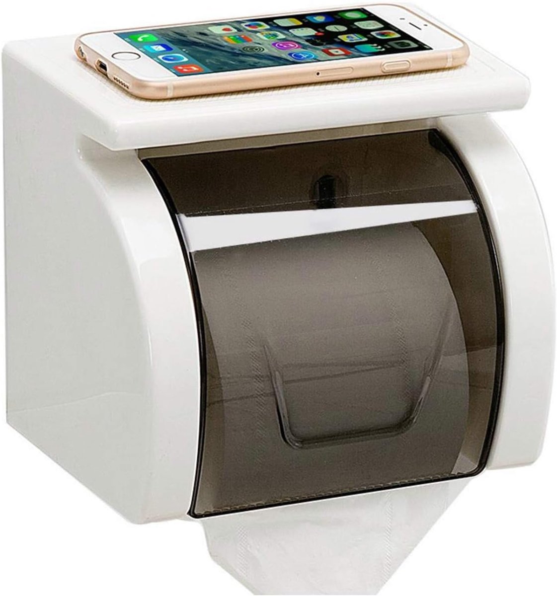 Strong toilet paper holder, no drilling, bathroom installations, with waterproof and dustproof - ShopVlot