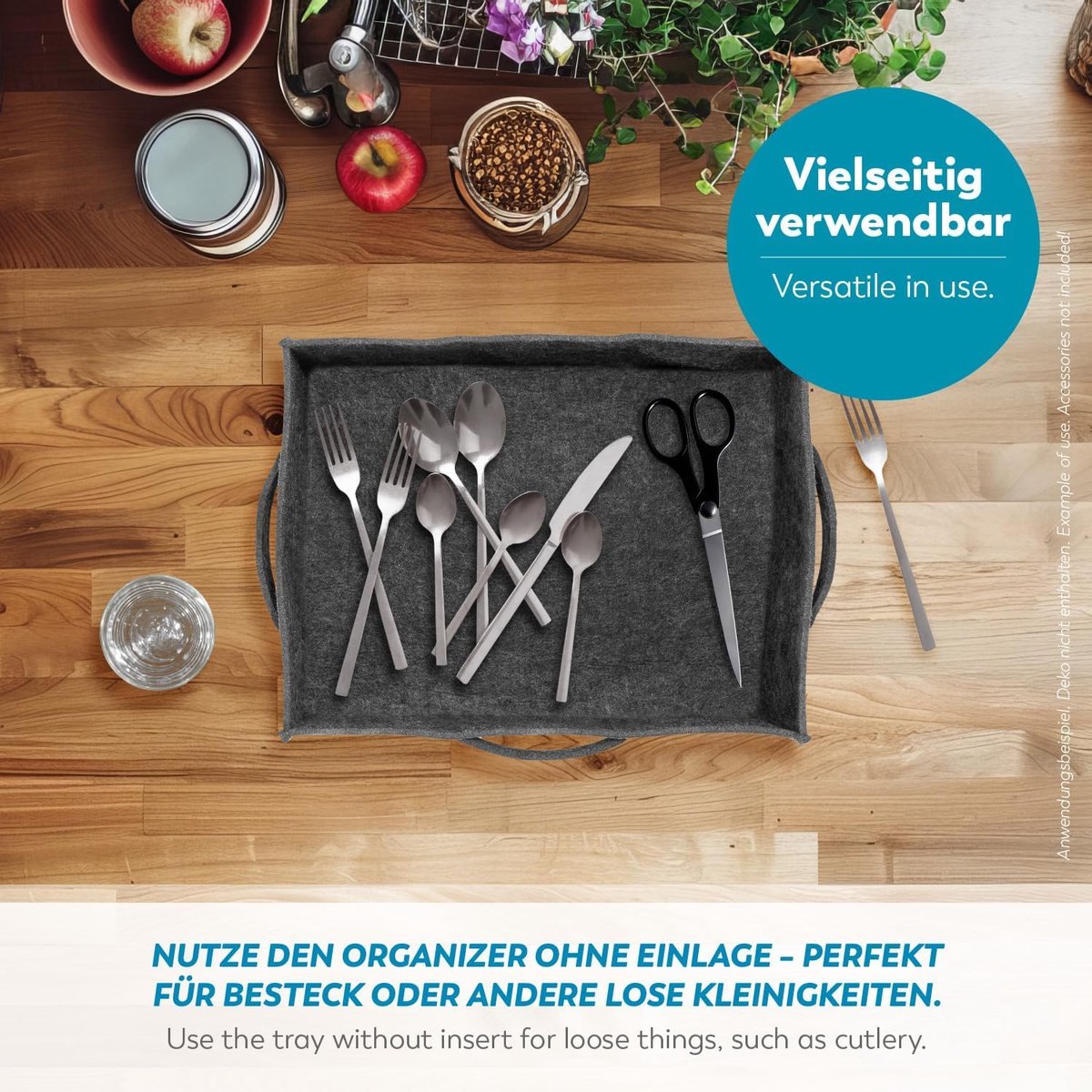 Rubberneck Vilten glazenhouder, wijnglashouder, campingservies, opslag voor 6 witte wijnglazen, voor camping, camper - ShopVlot