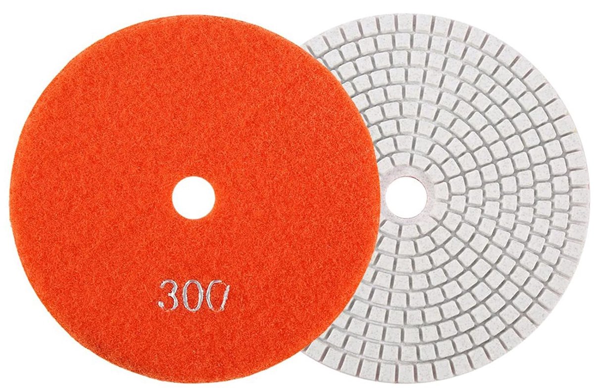 5'' inch 125mm Wet Diamond Polishing Pads Grinding Discs Granite Stone Polish Pad For Granite Concrete Marble Grinder - ShopVlot