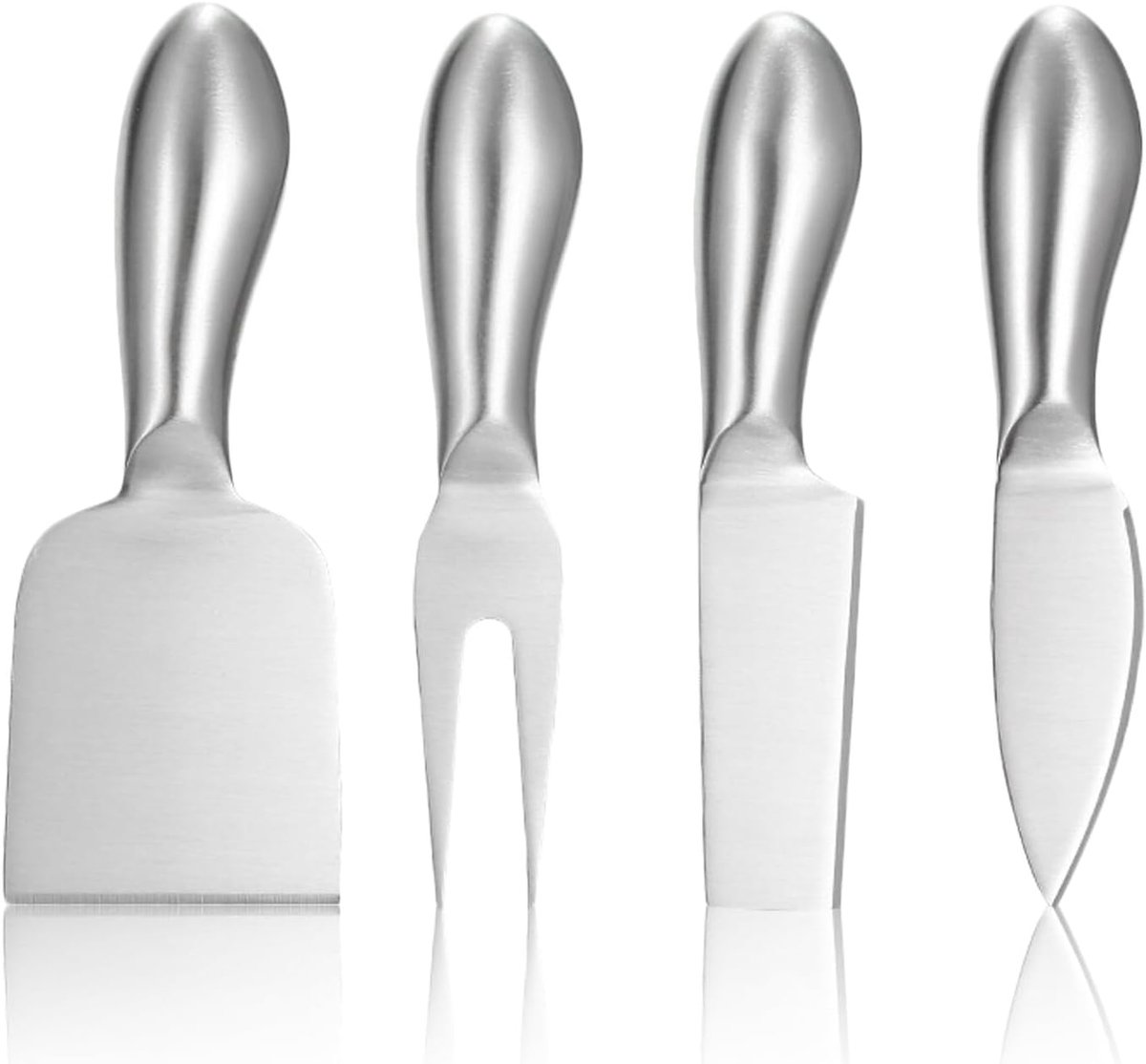Cheese Knife, 4 Pieces Multifunctional Cheese Knives for Family Gathering, Christmas, Halloween, Party - ShopVlot