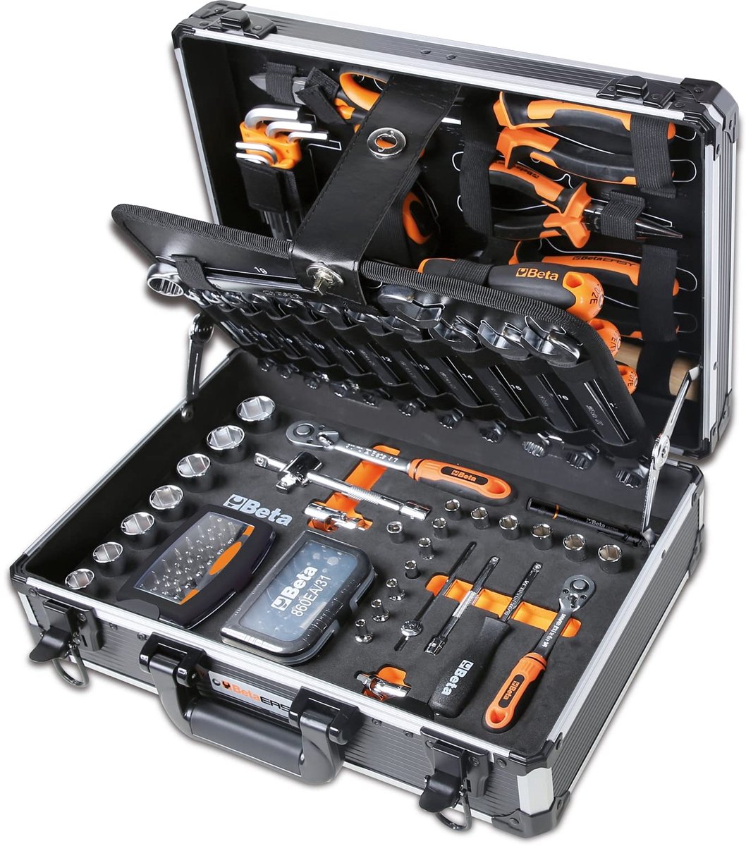 Gereedschapskoffer 128 Delig - Complete Onderhoud Toolset met Koffer voor Reparatie en Kluswerk