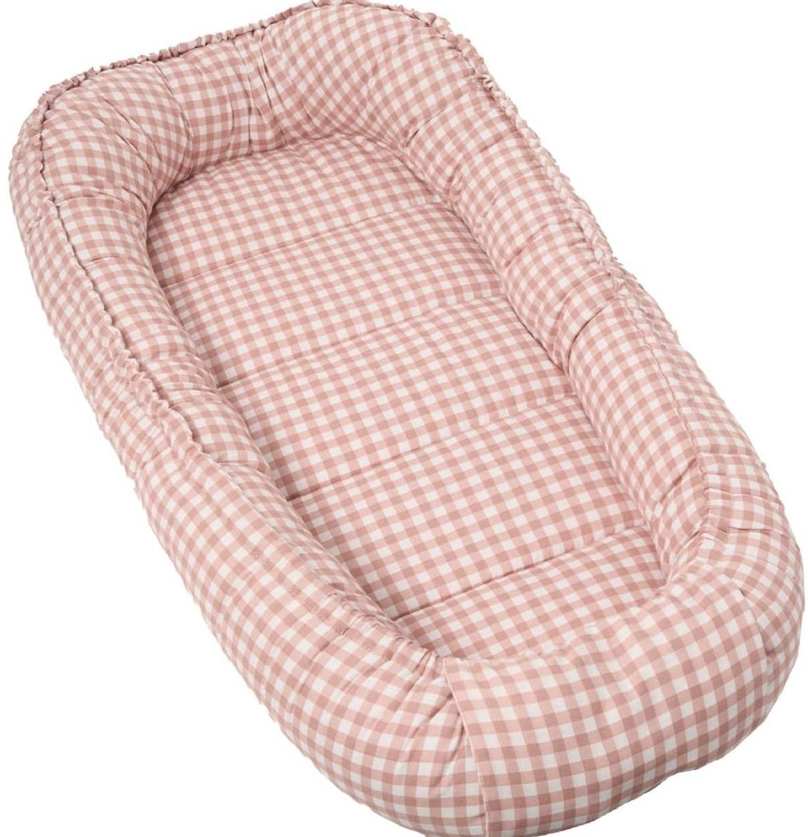 VALI® Babynestje - Baby Nestje - Babynest - Roze - 28cm x 40cm x 18cm